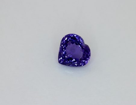 Tanzanite taglio a cuore, 2.75 ct